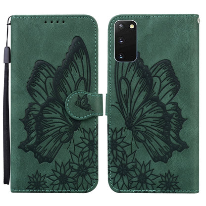 Retro Skin Feel Butterflies Embossing Horizontal Flip Leather Case with Holder & Card Slots & Wallet, For Samsung Galaxy Note20 5G, For Samsung Galaxy S20, For Samsung Galaxy S20 FE, For Samsung Galaxy S20+, For Samsung Galaxy S20 Ultra����������������...