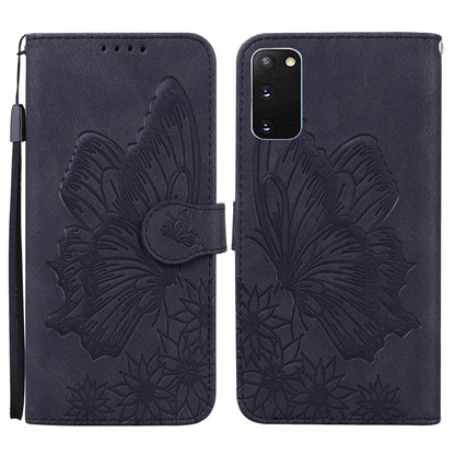 Retro Skin Feel Butterflies Embossing Horizontal Flip Leather Case with Holder & Card Slots & Wallet, For Samsung Galaxy Note20 5G, For Samsung Galaxy S20, For Samsung Galaxy S20 FE, For Samsung Galaxy S20+, For Samsung Galaxy S20 Ultra����������������...
