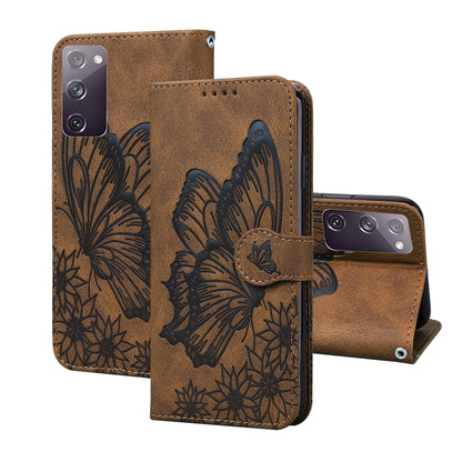 Retro Skin Feel Butterflies Embossing Horizontal Flip Leather Case with Holder & Card Slots & Wallet, For Samsung Galaxy Note20 5G, For Samsung Galaxy S20, For Samsung Galaxy S20 FE, For Samsung Galaxy S20+, For Samsung Galaxy S20 Ultra����������������...