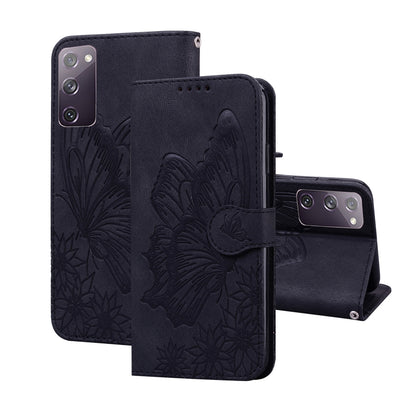 Retro Skin Feel Butterflies Embossing Horizontal Flip Leather Case with Holder & Card Slots & Wallet, For Samsung Galaxy Note20 5G, For Samsung Galaxy S20, For Samsung Galaxy S20 FE, For Samsung Galaxy S20+, For Samsung Galaxy S20 Ultra����������������...