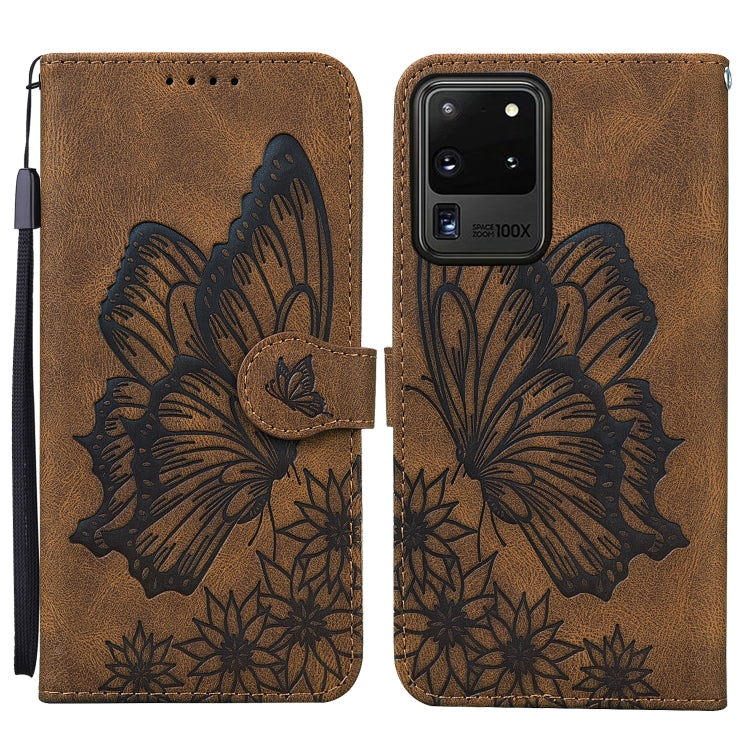 Retro Skin Feel Butterflies Embossing Horizontal Flip Leather Case with Holder & Card Slots & Wallet, For Samsung Galaxy Note20 5G, For Samsung Galaxy S20, For Samsung Galaxy S20 FE, For Samsung Galaxy S20+, For Samsung Galaxy S20 Ultra����������������...