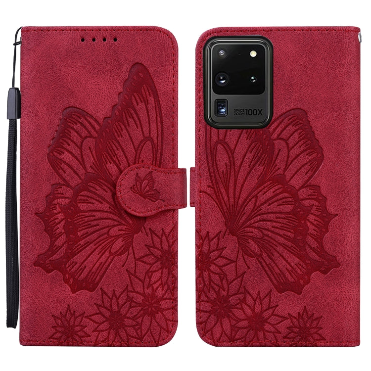 Retro Skin Feel Butterflies Embossing Horizontal Flip Leather Case with Holder & Card Slots & Wallet, For Samsung Galaxy Note20 5G, For Samsung Galaxy S20, For Samsung Galaxy S20 FE, For Samsung Galaxy S20+, For Samsung Galaxy S20 Ultra����������������...