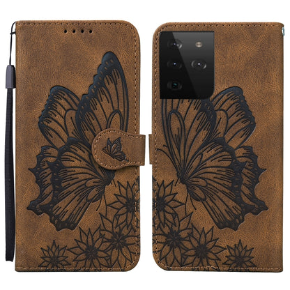 Retro Skin Feel Butterflies Embossing Horizontal Flip Leather Case with Holder & Card Slots & Wallet, For Samsung Galaxy Note20 5G, For Samsung Galaxy S20, For Samsung Galaxy S20 FE, For Samsung Galaxy S20+, For Samsung Galaxy S20 Ultra����������������...