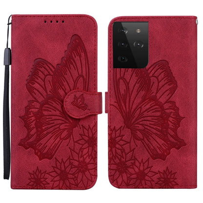 Retro Skin Feel Butterflies Embossing Horizontal Flip Leather Case with Holder & Card Slots & Wallet, For Samsung Galaxy Note20 5G, For Samsung Galaxy S20, For Samsung Galaxy S20 FE, For Samsung Galaxy S20+, For Samsung Galaxy S20 Ultra����������������...