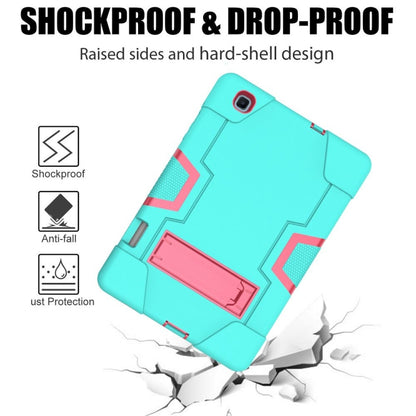 Contrast Color Robot Shockproof Silicon + PC Protective Case with Holder, For Samsung Galaxy Tab S6 Lite P610, For Samsung Galaxy Tab A 8.4 (2020) T307, For Samsung Galaxy Tab A7 10.4 (2020) T500