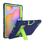 Contrast Color Robot Shockproof Silicon + PC Protective Case with Holder, For Samsung Galaxy Tab S6 Lite P610, For Samsung Galaxy Tab A 8.4 (2020) T307, For Samsung Galaxy Tab A7 10.4 (2020) T500