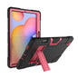 Contrast Color Robot Shockproof Silicon + PC Protective Case with Holder, For Samsung Galaxy Tab S6 Lite P610, For Samsung Galaxy Tab A 8.4 (2020) T307, For Samsung Galaxy Tab A7 10.4 (2020) T500