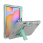 Contrast Color Robot Shockproof Silicon + PC Protective Case with Holder, For Samsung Galaxy Tab S6 Lite P610, For Samsung Galaxy Tab A 8.4 (2020) T307, For Samsung Galaxy Tab A7 10.4 (2020) T500