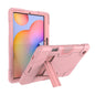 Contrast Color Robot Shockproof Silicon + PC Protective Case with Holder, For Samsung Galaxy Tab S6 Lite P610, For Samsung Galaxy Tab A 8.4 (2020) T307, For Samsung Galaxy Tab A7 10.4 (2020) T500