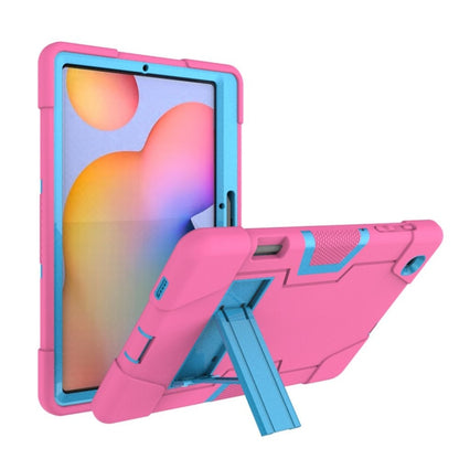 Contrast Color Robot Shockproof Silicon + PC Protective Case with Holder, For Samsung Galaxy Tab S6 Lite P610, For Samsung Galaxy Tab A 8.4 (2020) T307, For Samsung Galaxy Tab A7 10.4 (2020) T500
