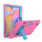 Contrast Color Robot Shockproof Silicon + PC Protective Case with Holder, For Samsung Galaxy Tab S6 Lite P610, For Samsung Galaxy Tab A 8.4 (2020) T307, For Samsung Galaxy Tab A7 10.4 (2020) T500