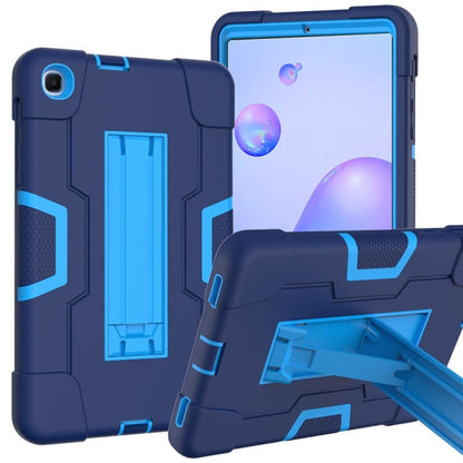 Contrast Color Robot Shockproof Silicon + PC Protective Case with Holder, For Samsung Galaxy Tab S6 Lite P610, For Samsung Galaxy Tab A 8.4 (2020) T307, For Samsung Galaxy Tab A7 10.4 (2020) T500