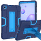 Contrast Color Robot Shockproof Silicon + PC Protective Case with Holder, For Samsung Galaxy Tab S6 Lite P610, For Samsung Galaxy Tab A 8.4 (2020) T307, For Samsung Galaxy Tab A7 10.4 (2020) T500