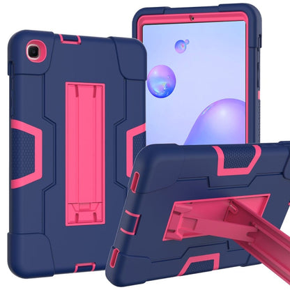 Contrast Color Robot Shockproof Silicon + PC Protective Case with Holder, For Samsung Galaxy Tab S6 Lite P610, For Samsung Galaxy Tab A 8.4 (2020) T307, For Samsung Galaxy Tab A7 10.4 (2020) T500