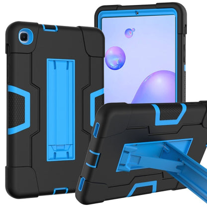 Contrast Color Robot Shockproof Silicon + PC Protective Case with Holder, For Samsung Galaxy Tab S6 Lite P610, For Samsung Galaxy Tab A 8.4 (2020) T307, For Samsung Galaxy Tab A7 10.4 (2020) T500