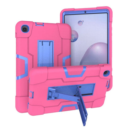 Contrast Color Robot Shockproof Silicon + PC Protective Case with Holder, For Samsung Galaxy Tab S6 Lite P610, For Samsung Galaxy Tab A 8.4 (2020) T307, For Samsung Galaxy Tab A7 10.4 (2020) T500