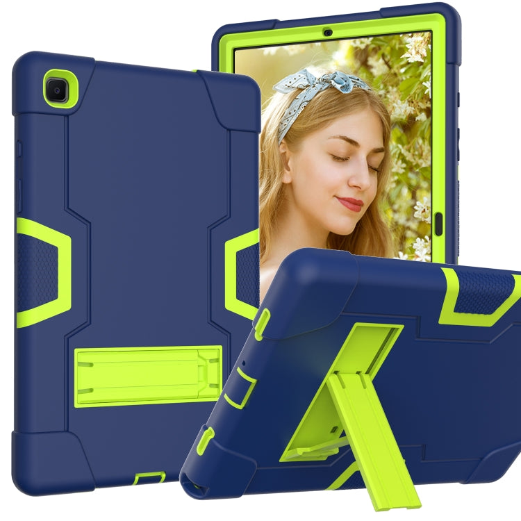 Contrast Color Robot Shockproof Silicon + PC Protective Case with Holder, For Samsung Galaxy Tab S6 Lite P610, For Samsung Galaxy Tab A 8.4 (2020) T307, For Samsung Galaxy Tab A7 10.4 (2020) T500
