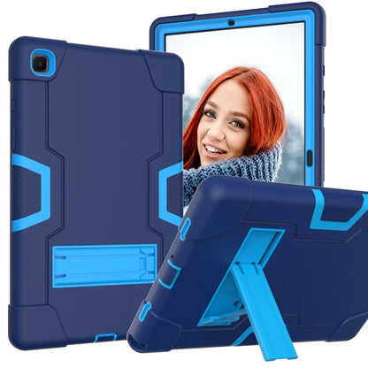 Contrast Color Robot Shockproof Silicon + PC Protective Case with Holder, For Samsung Galaxy Tab S6 Lite P610, For Samsung Galaxy Tab A 8.4 (2020) T307, For Samsung Galaxy Tab A7 10.4 (2020) T500