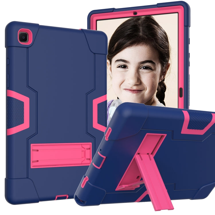 Contrast Color Robot Shockproof Silicon + PC Protective Case with Holder, For Samsung Galaxy Tab S6 Lite P610, For Samsung Galaxy Tab A 8.4 (2020) T307, For Samsung Galaxy Tab A7 10.4 (2020) T500
