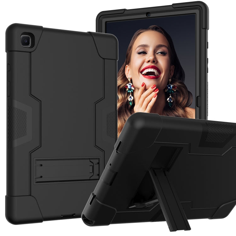 Contrast Color Robot Shockproof Silicon + PC Protective Case with Holder, For Samsung Galaxy Tab S6 Lite P610, For Samsung Galaxy Tab A 8.4 (2020) T307, For Samsung Galaxy Tab A7 10.4 (2020) T500