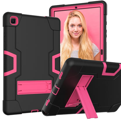 Contrast Color Robot Shockproof Silicon + PC Protective Case with Holder, For Samsung Galaxy Tab S6 Lite P610, For Samsung Galaxy Tab A 8.4 (2020) T307, For Samsung Galaxy Tab A7 10.4 (2020) T500