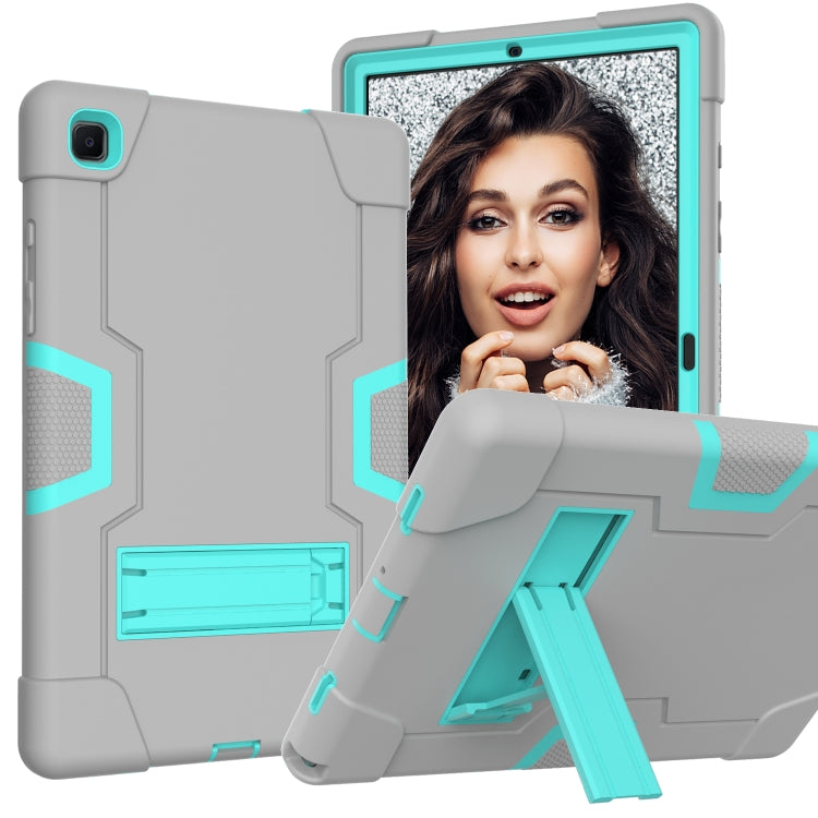 Contrast Color Robot Shockproof Silicon + PC Protective Case with Holder, For Samsung Galaxy Tab S6 Lite P610, For Samsung Galaxy Tab A 8.4 (2020) T307, For Samsung Galaxy Tab A7 10.4 (2020) T500