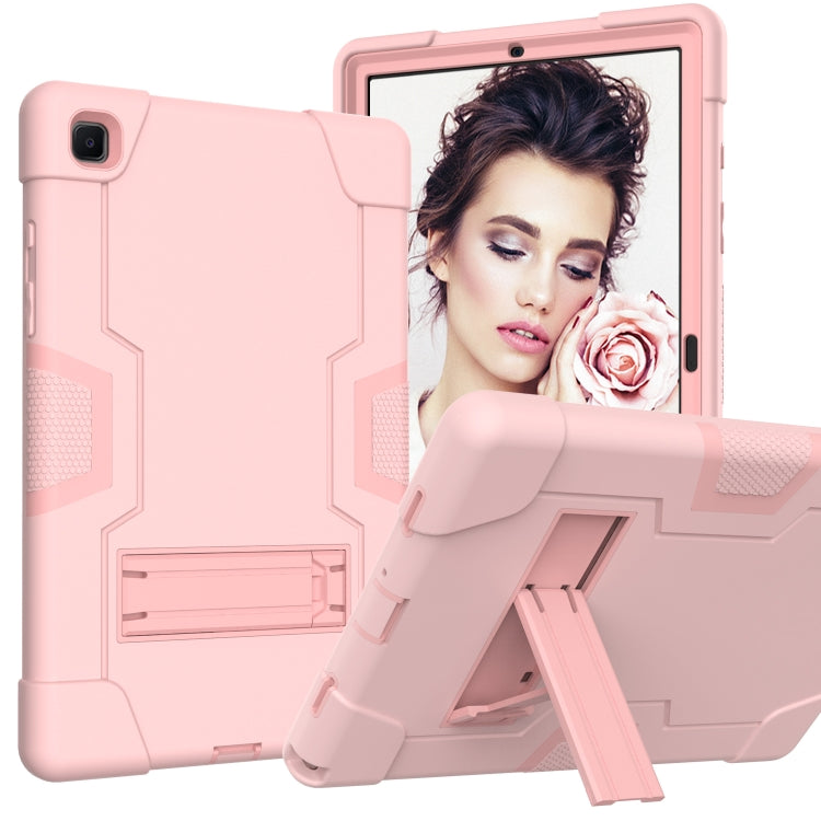 Contrast Color Robot Shockproof Silicon + PC Protective Case with Holder, For Samsung Galaxy Tab S6 Lite P610, For Samsung Galaxy Tab A 8.4 (2020) T307, For Samsung Galaxy Tab A7 10.4 (2020) T500