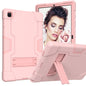 Contrast Color Robot Shockproof Silicon + PC Protective Case with Holder, For Samsung Galaxy Tab S6 Lite P610, For Samsung Galaxy Tab A 8.4 (2020) T307, For Samsung Galaxy Tab A7 10.4 (2020) T500