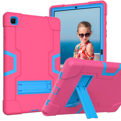 Contrast Color Robot Shockproof Silicon + PC Protective Case with Holder, For Samsung Galaxy Tab S6 Lite P610, For Samsung Galaxy Tab A 8.4 (2020) T307, For Samsung Galaxy Tab A7 10.4 (2020) T500