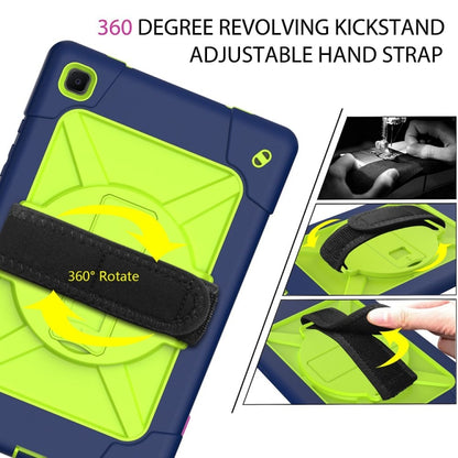 Contrast Color Silicone + PC Combination Case with Holder