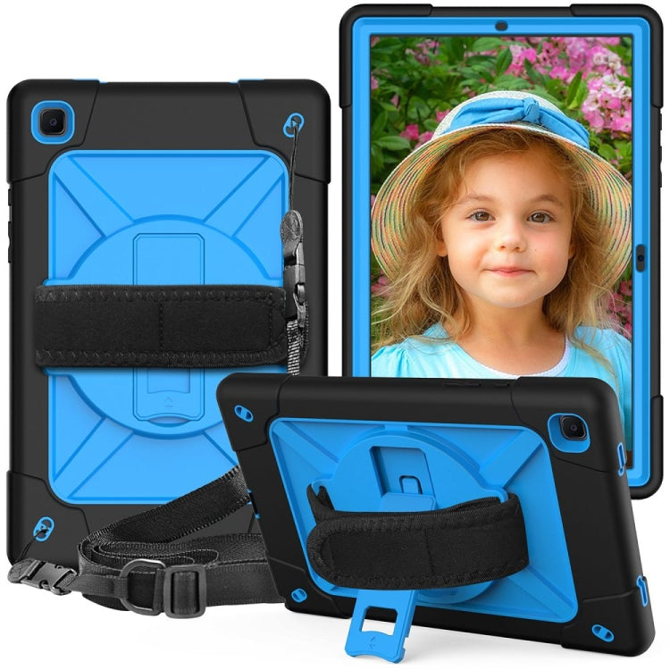 Contrast Color Silicone + PC Combination Case with Holder
