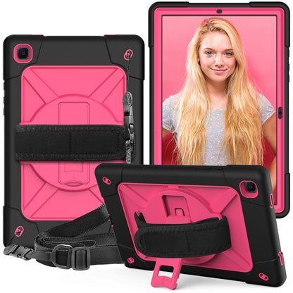 Contrast Color Silicone + PC Combination Case with Holder