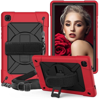 Contrast Color Silicone + PC Combination Case with Holder