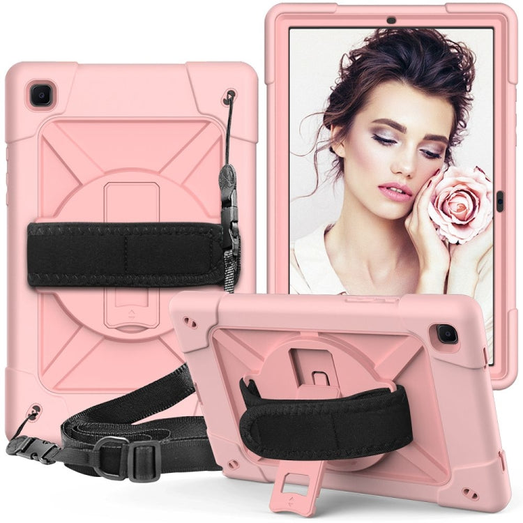 Contrast Color Silicone + PC Combination Case with Holder