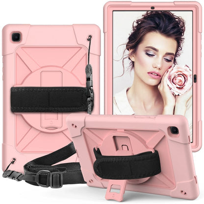Contrast Color Silicone + PC Combination Case with Holder