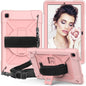 Contrast Color Silicone + PC Combination Case with Holder
