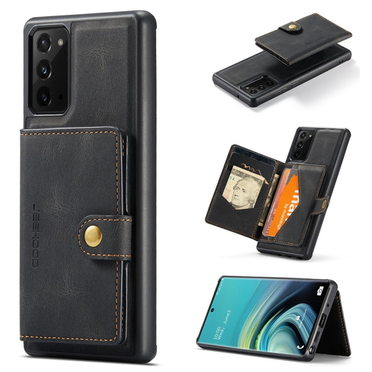 JEEHOOD Retro Magnetic Detachable Protective Case with Wallet & Card Slot & Holder, For Samsung Galaxy Note20, For Samsung Galaxy S21 5G, For Samsung Galaxy S21+ 5G, For Samsung Galaxy S21 Ultra 5G