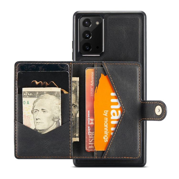 JEEHOOD Retro Magnetic Detachable Protective Case with Wallet & Card Slot & Holder, For Samsung Galaxy Note20, For Samsung Galaxy S21 5G, For Samsung Galaxy S21+ 5G, For Samsung Galaxy S21 Ultra 5G