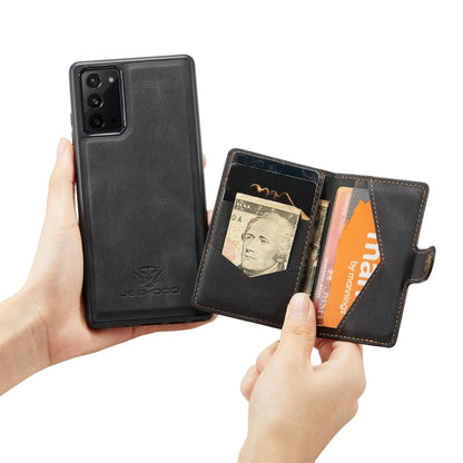 JEEHOOD Retro Magnetic Detachable Protective Case with Wallet & Card Slot & Holder, For Samsung Galaxy Note20, For Samsung Galaxy S21 5G, For Samsung Galaxy S21+ 5G, For Samsung Galaxy S21 Ultra 5G