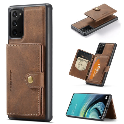 JEEHOOD Retro Magnetic Detachable Protective Case with Wallet & Card Slot & Holder, For Samsung Galaxy Note20, For Samsung Galaxy S21 5G, For Samsung Galaxy S21+ 5G, For Samsung Galaxy S21 Ultra 5G