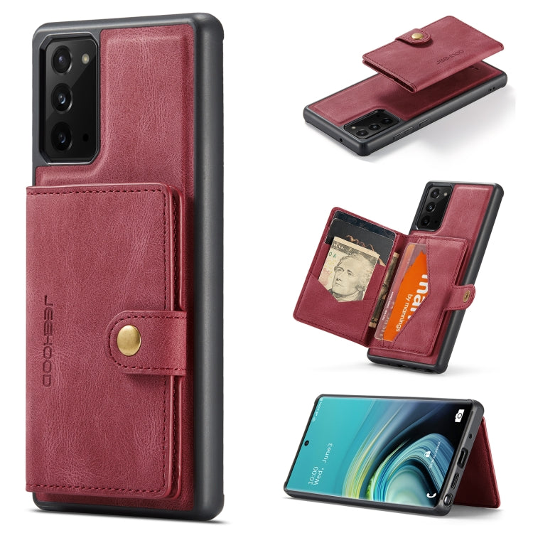 JEEHOOD Retro Magnetic Detachable Protective Case with Wallet & Card Slot & Holder, For Samsung Galaxy Note20, For Samsung Galaxy S21 5G, For Samsung Galaxy S21+ 5G, For Samsung Galaxy S21 Ultra 5G