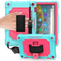 360 Degree Rotation Turntable Contrast Color Robot Shockproof Silicone + PC Protective Case with Holder