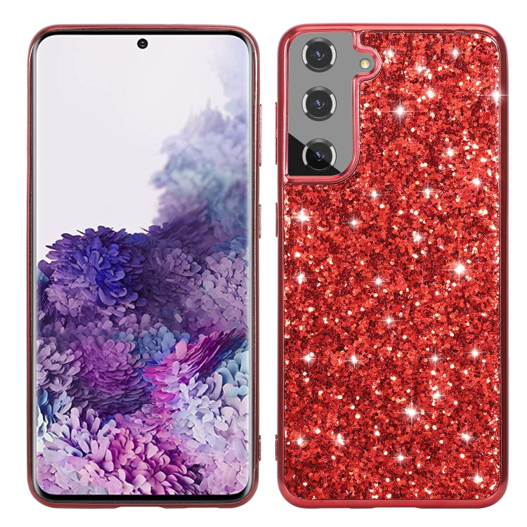 Glitter Powder Shockproof TPU Protective Case, For Samsung Galaxy S21 5G, For Samsung Galaxy S21 Plus 5G, For Samsung Galaxy S21 Ultra 5G