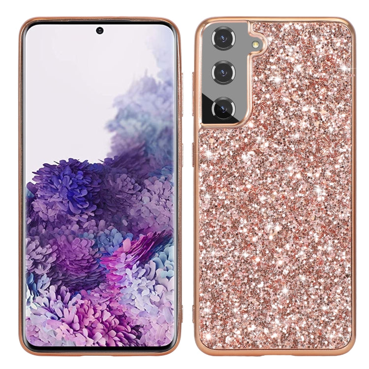 Glitter Powder Shockproof TPU Protective Case, For Samsung Galaxy S21 5G, For Samsung Galaxy S21 Plus 5G, For Samsung Galaxy S21 Ultra 5G