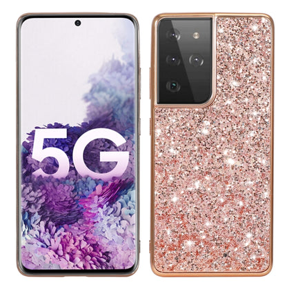 Glitter Powder Shockproof TPU Protective Case, For Samsung Galaxy S21 5G, For Samsung Galaxy S21 Plus 5G, For Samsung Galaxy S21 Ultra 5G