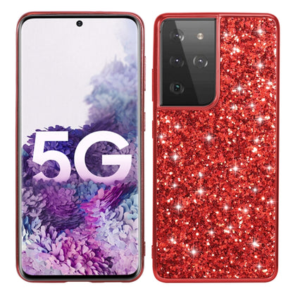 Glitter Powder Shockproof TPU Protective Case, For Samsung Galaxy S21 5G, For Samsung Galaxy S21 Plus 5G, For Samsung Galaxy S21 Ultra 5G