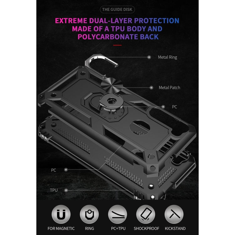 Shockproof TPU + PC Protective Case with 360 Degree Rotating Holder, For Motorola Moto One Fusion Plus, For Xiaomi Mi 10T Pro 5G, For Huawei P Smart 2021