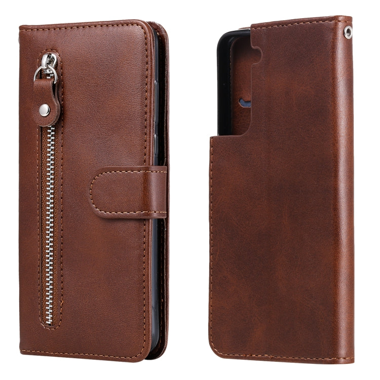 Fashion Calf Texture Zipper Horizontal Flip Leather Case with Holder & Card Slots & Wallet, For Samsung Galaxy S21 5G, For Samsung Galaxy S21 Plus 5G, For Samsung Galaxy S21 Ultra 5G