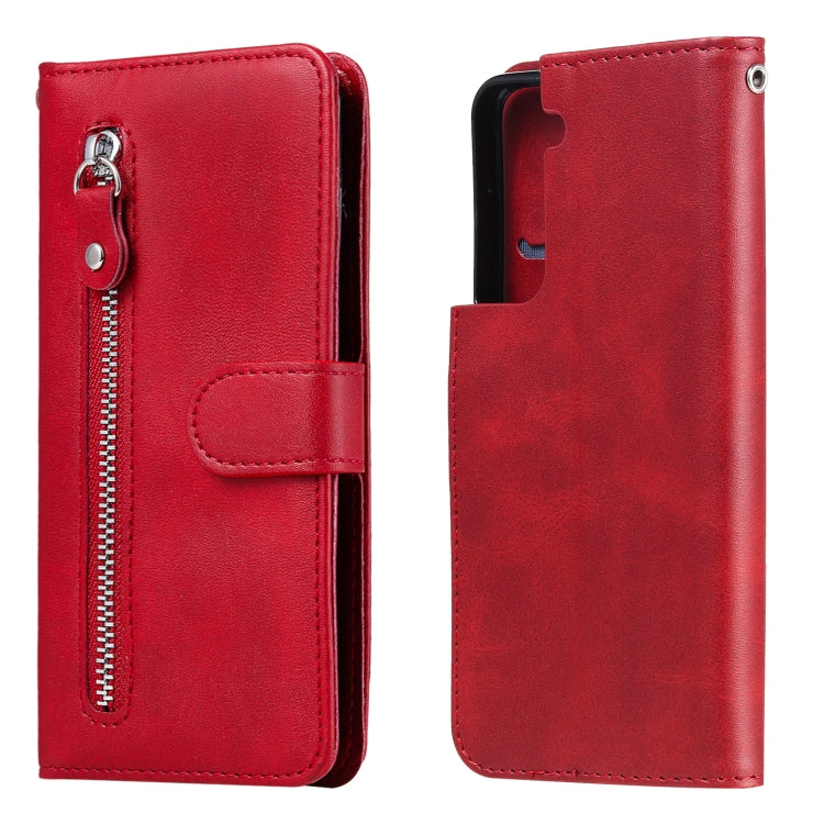 Fashion Calf Texture Zipper Horizontal Flip Leather Case with Holder & Card Slots & Wallet, For Samsung Galaxy S21 5G, For Samsung Galaxy S21 Plus 5G, For Samsung Galaxy S21 Ultra 5G