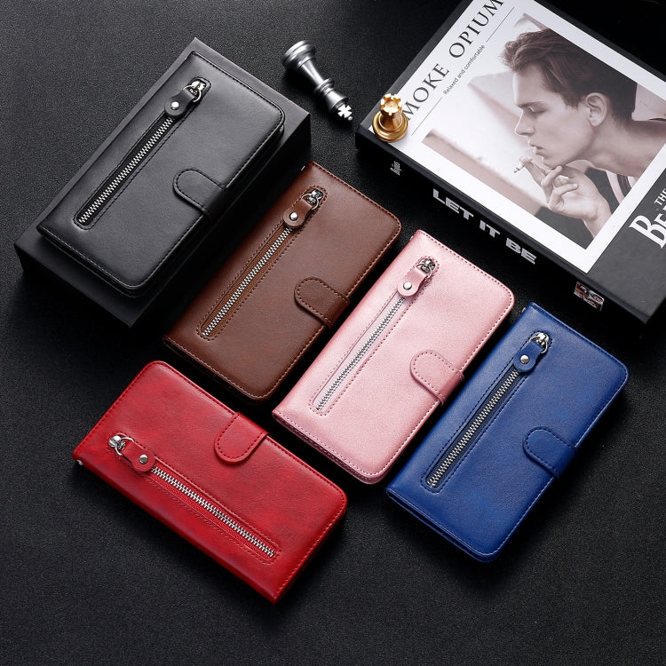 Fashion Calf Texture Zipper Horizontal Flip Leather Case with Holder & Card Slots & Wallet, For Samsung Galaxy S21 5G, For Samsung Galaxy S21 Plus 5G, For Samsung Galaxy S21 Ultra 5G